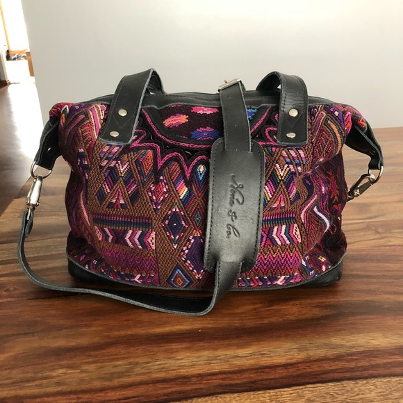 Nena & Co Handbags - Nena & Co Black Leather Sonia